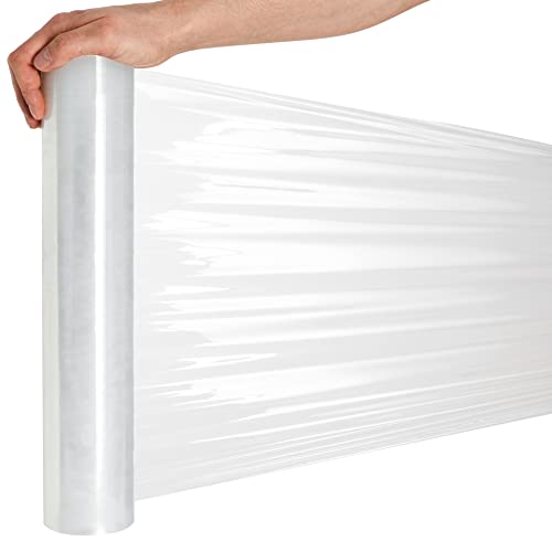 RAGO® Film transparente para muebles 130m I Película embalaje 900g I rollo de lámina elástica, rollo de papel de mano, envoltorio para Embalar (7,5 x 7,5 x 40 cm), 0,9 kg
