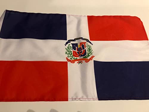 Dom Rep DomRep - Bandera de República Dominicana (30 x 45 cm)