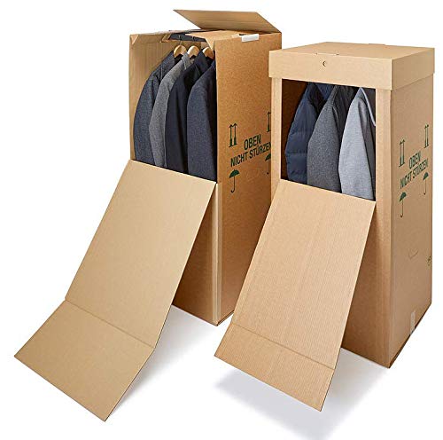 ratioform Cajas para ropa – Cartón de onda doble con colgador